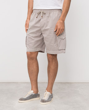 Brunello Cucinelli Сірі шорти-карго M252DU0025