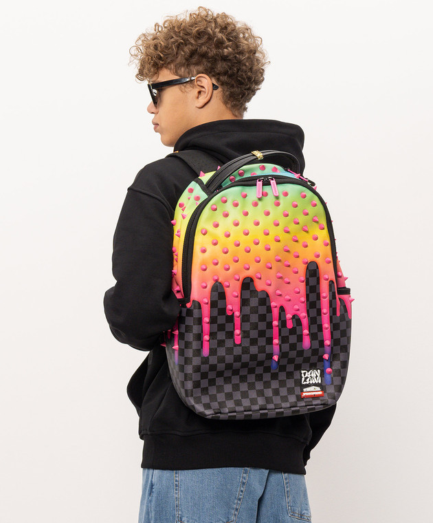 Sprayground Детский черный рюкзак WYNWOOD WALLS COLLAB DAN LAM DRIPS 910B6685NSZ изображение 2