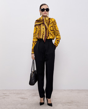 Balmain Черные брюки из шерсти FF0PN190WC09