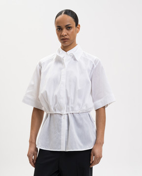 Juun.j Белая рубашка двойной конструкции JW6364W021