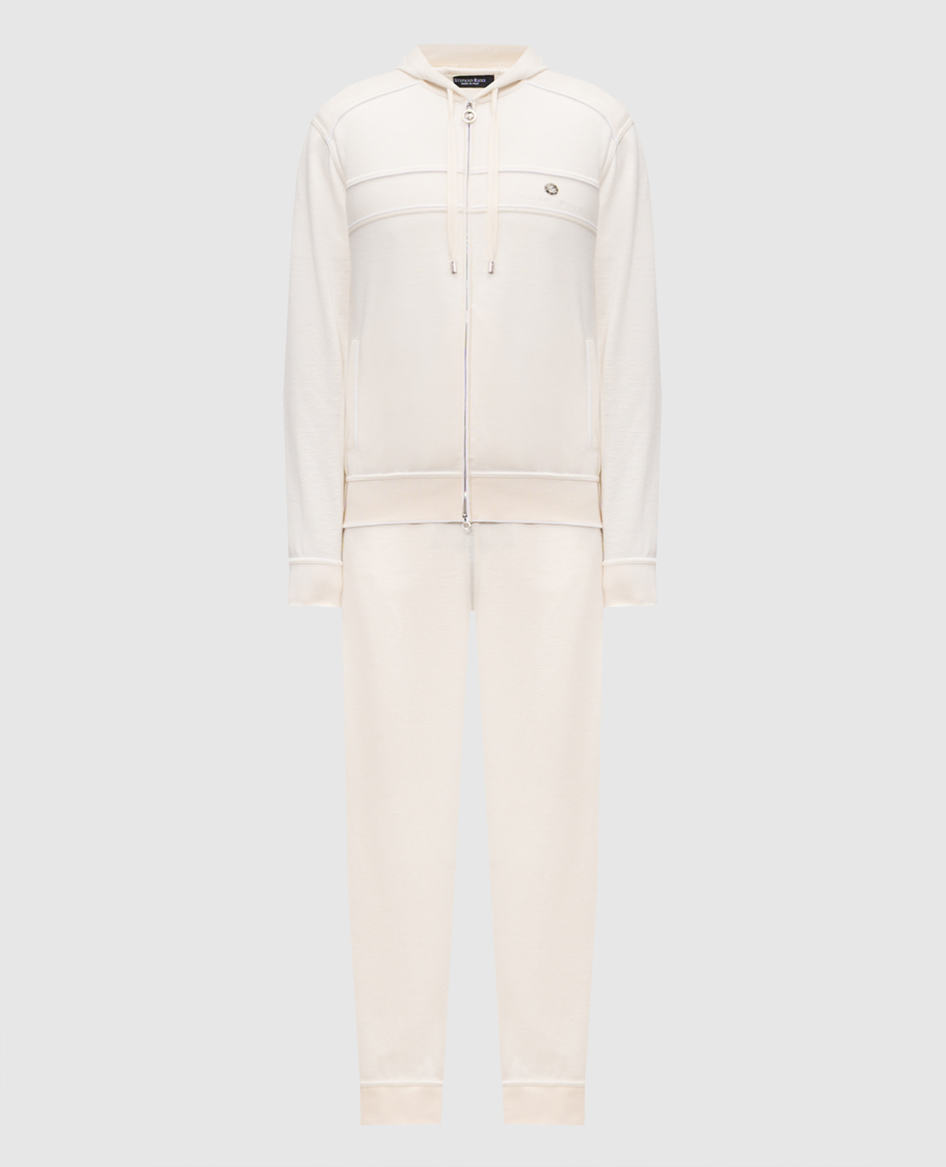 

Бежевый спортивный костюм из льна и шелка, Спортивные костюмы