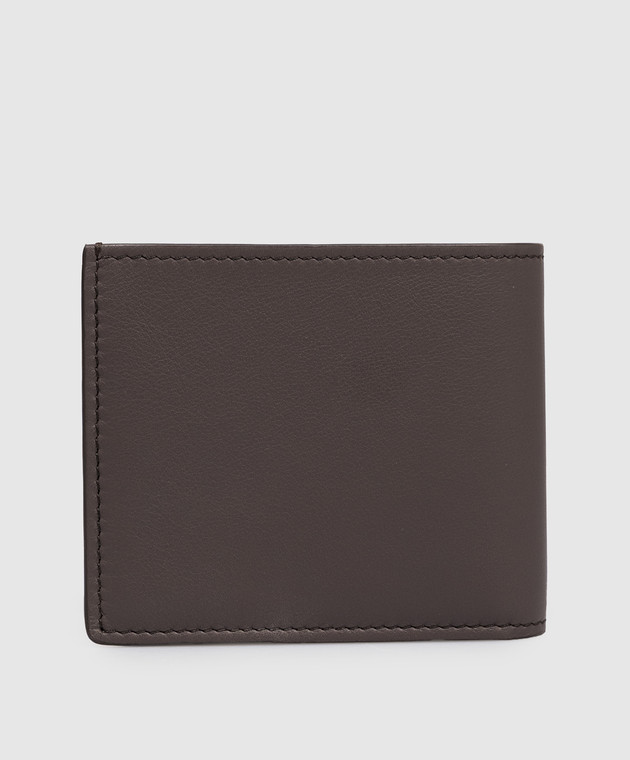 Brunello Cucinelli Коричневый кожаный портмоне MWZNBU006 изображение 2