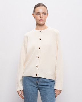 Loulou de Saison Кардиган AIDAR кольору айворі з вовни і кашеміру AIDARLDS