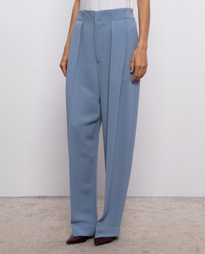 Victoria Beckham Голубые штаны 1326WTR007361A