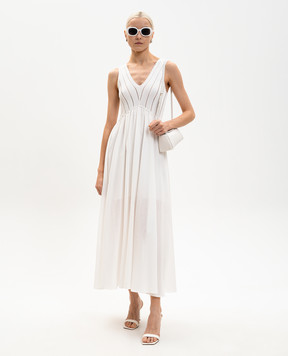 Twinset Біла сукня міді 261LB3EDD