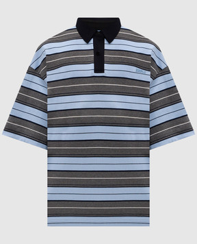 Juun.j Поло в смужку з вишивкою логотипа JC6442P01Q