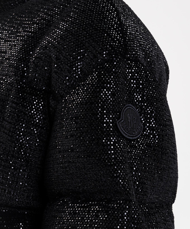 Moncler Чорний пуховик Mouettes L20931A0024389BKE зображення 5
