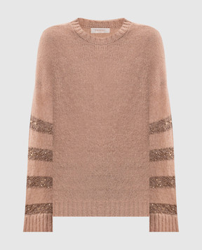 Twinset Бежевий светр з альпакою 262TP3530
