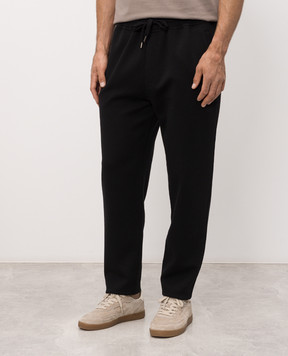 Brunello Cucinelli Черные спортивные штаны MM8313243G