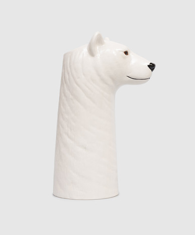 Белая керамическая ваза Polar Bear