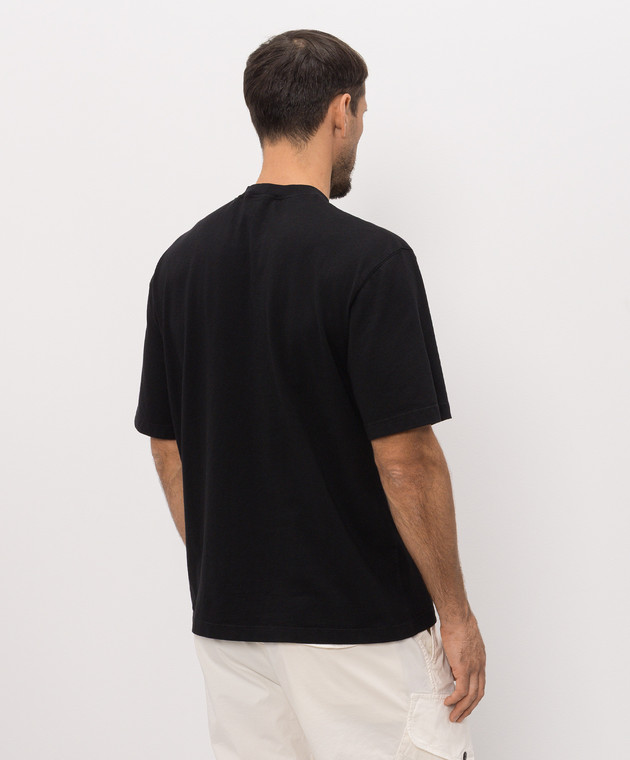 Stone Island Черная футболка с нашивкой логотипа L2S152100030S0500 изображение 4