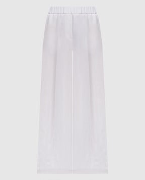 Peserico Білі штани з льоном A0405201920