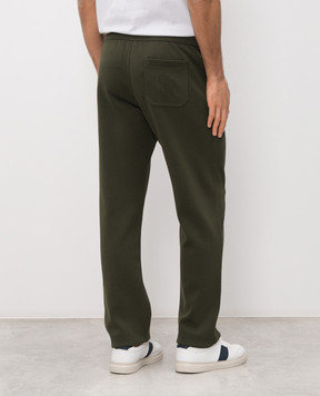 Stefano Ricci Зелені спортивні штани з монограмою логотипа K616447P3DF26114