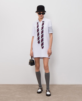 Thom Browne Белое платье-поло FJD134AJ0248