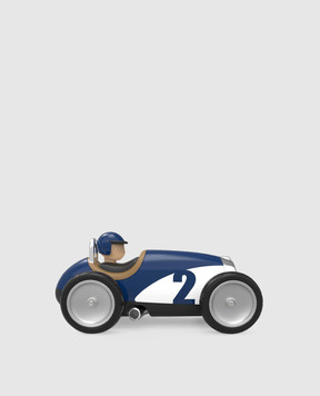 Baghera Сувенір синій вінтажний гоночний автомобіль 482