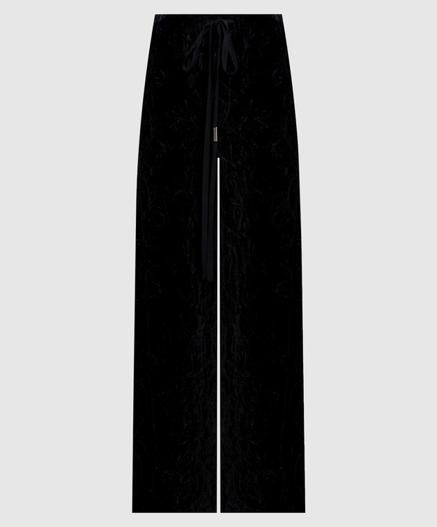 Ann Demeulemeester Чорні оксамитові штани Nevi Lounge B0014272FA753