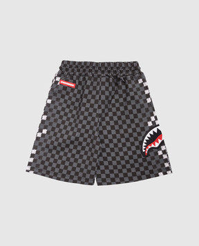 Sprayground Дитячі шорти Checkered Sketch SPY1412E