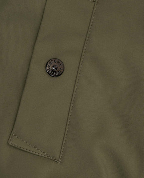 Stone Island Дитяча зелена куртка з патчем L2S16Q100001S0B2268