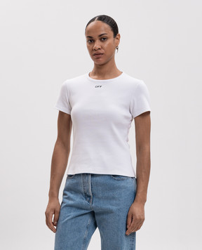 Off-White Біла футболка 2FA00679T