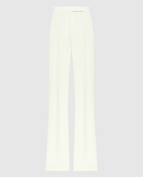 Tom Ford Штани кольору айворі з вовни та шовку PAW685FAX1666