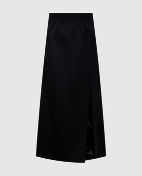 Thierry Mugler Черная юбка из шерсти 26P1JU05821020