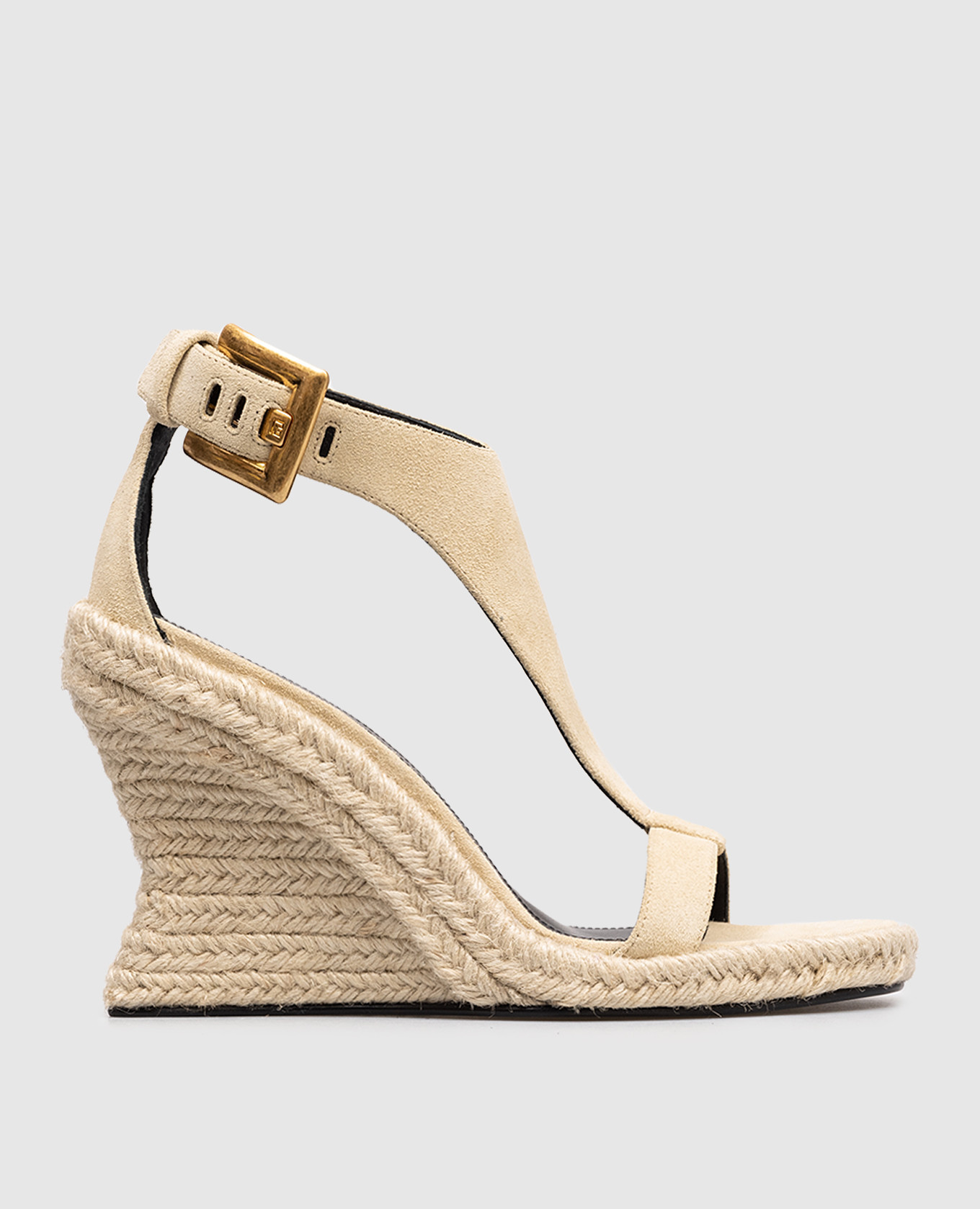 

Бежевые босоножки Anthem на танкетке, Бежевый, Босоножки