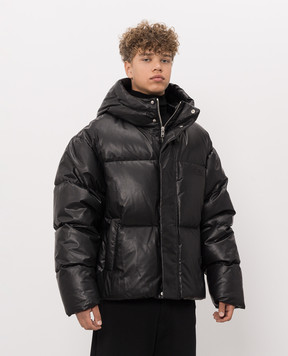 Maison Margiela MM6 Чорний пуховик SH0AM0098M36016