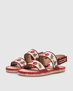 Valentino Бежевые сандалии Bribri 8W2S0NV6NYL