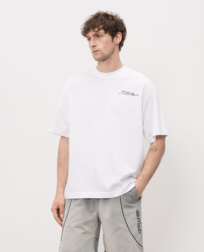 Off-White Белая футболка Type Arrow 44MAA120S26J00K