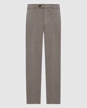 Brunello Cucinelli Серые брюки M289LI1770
