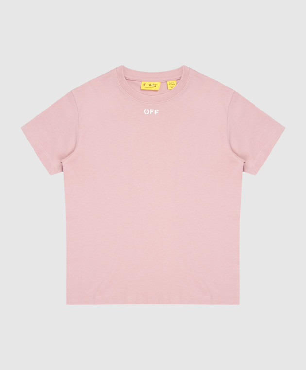 Off-White Набор детских футболок с логотипом и логотипом 44G2B001S26J001 изображение 5