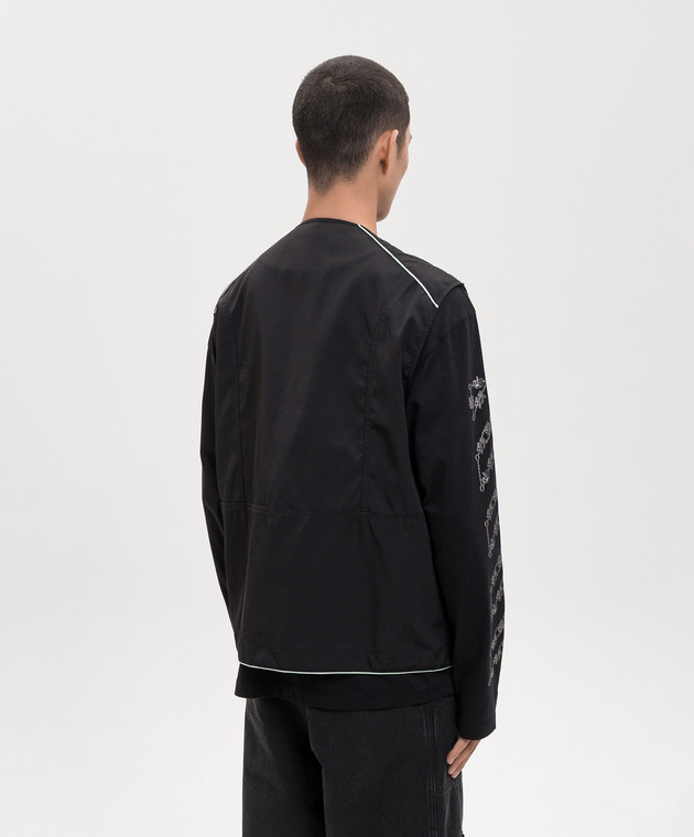 Off-White Чорний жилет 44XEX00GS26F001 зображення 4