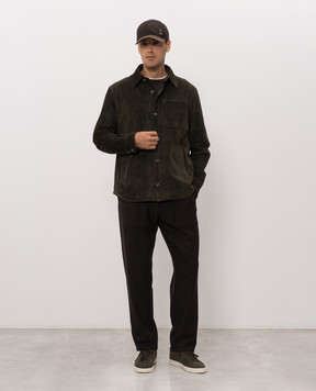 Brett Johnson Зелений джемпер з вовни FW26K22LPWIVNO