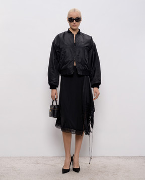 Balenciaga Черный утепленный бомбер 857679TMO13