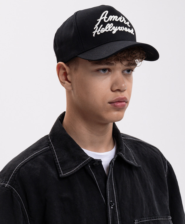 AMIRI Чорна кепка Amiri Hollywood AM426HE010 зображення 2