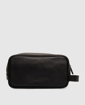 Gianni Chiarini Черный кожаный несесер Florence BCUB20286GRNCRV