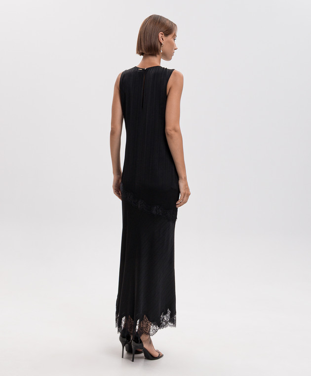 Twinset Чорна сукня з мереживом 262TP2120 зображення 3