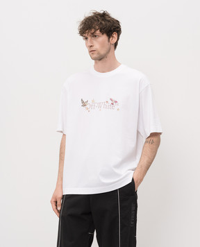 Off-White Белая футболка с принтом Dream Arrow 44MAA120Z26J003