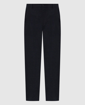 Trussardi Темно-сині штани з льону P719M000113NMP313T38