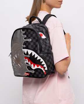 Sprayground Детский черный рюкзак CHROME SPECTRE SAVAGE 910B8922NSZ