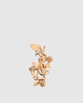 Saint Laurent Золотиста брошка Cassandre з підвісками A001RGY1500