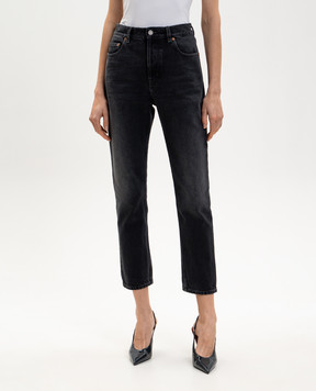 Saint Laurent Чорні джинси з ефектом потертості 813269Y27YA