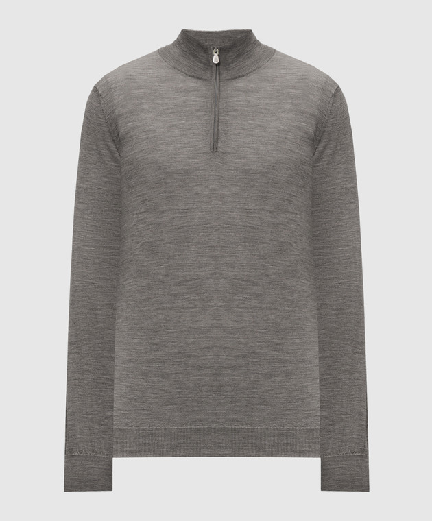 Brunello Cucinelli Серый джемпер M2400124