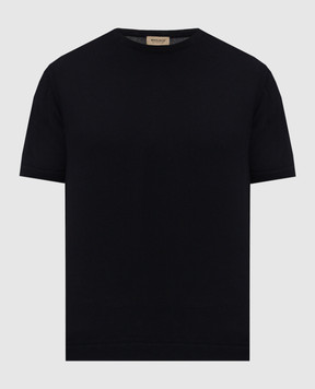 Woolrich Темно-синя футболка з нашивкою логотипа CFWOKN0355MRUF0787