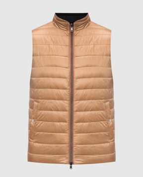 Herno Синій двосторонній пуховий жилет PI001320U12020Z