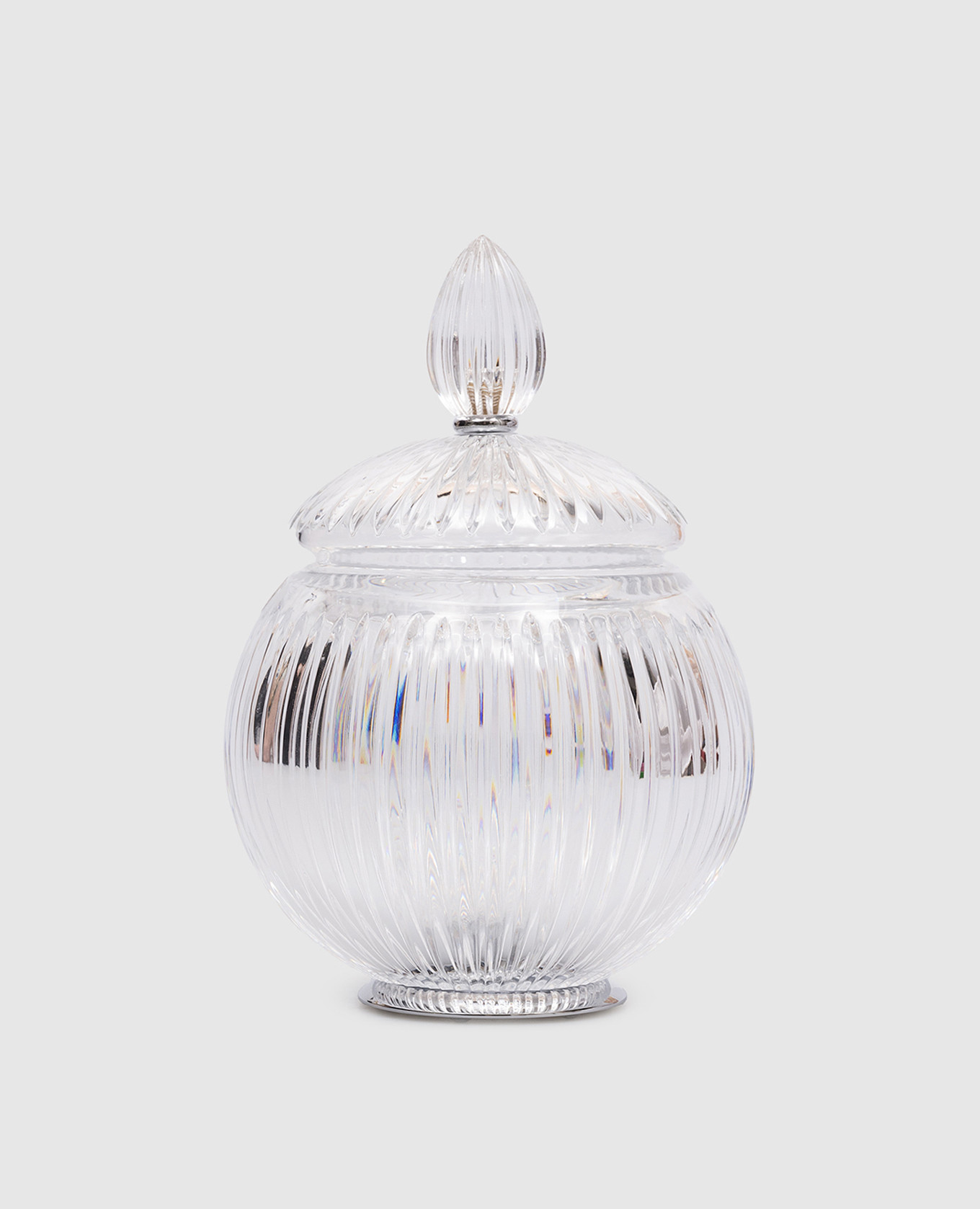 

Хрустальный органайзер для ватных дисков и палочек Elegance, Прозрачный, Аксессуары для ванной