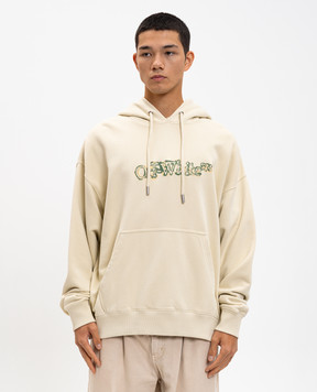 Off-White Бежеве худі Cloudy Arrow 44MBB085F5F00L