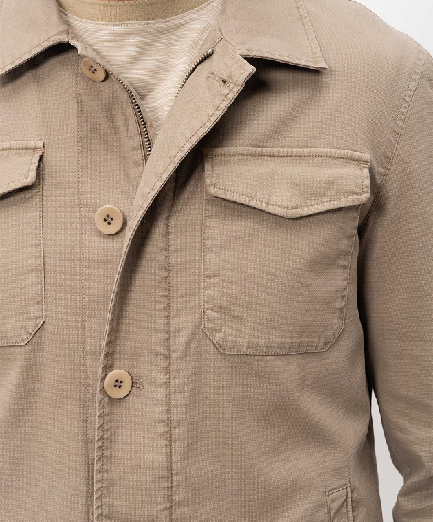 Florentino Бежевая куртка 126353613722 изображение 5