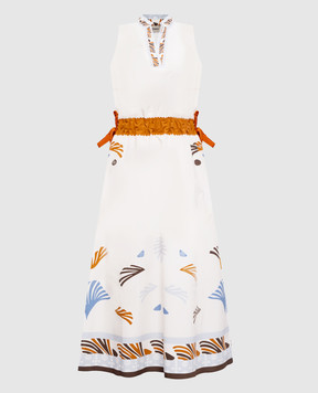 Herno Сукня кольору айворі з принтом AB000080D13320