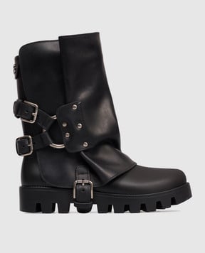 Dolce&Gabbana Черные ботинки с логотипом CT1109AX872